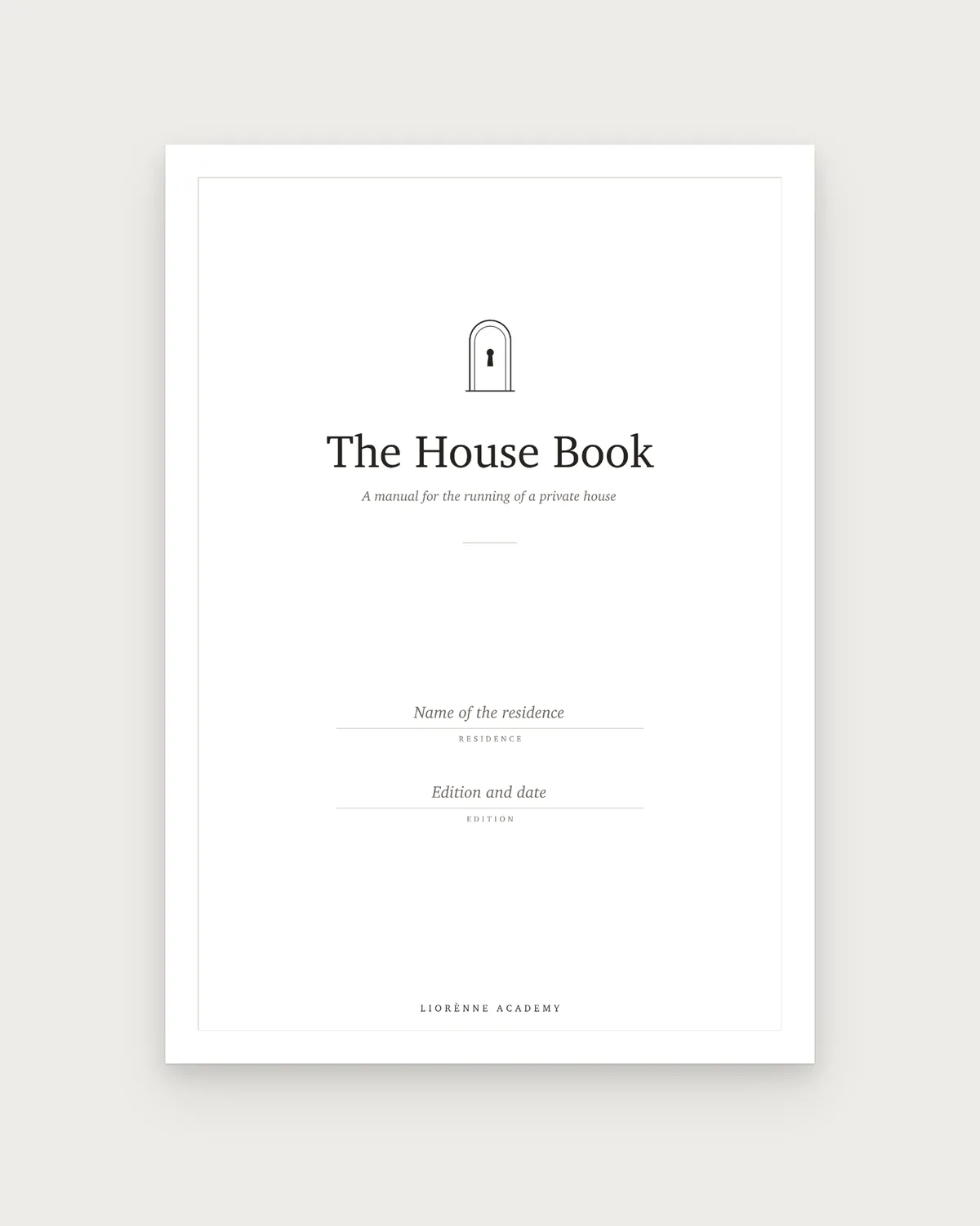 Cover of The House Book kit